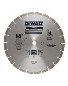 Disco Diamantado Segmentado 14" Hp Dewalt Dw47142hp