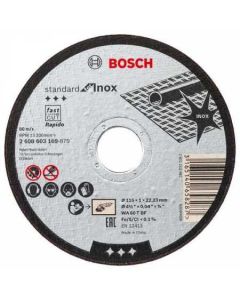 Disco Corte Inoxidable Fino 4.1/2 Bosch (3169)